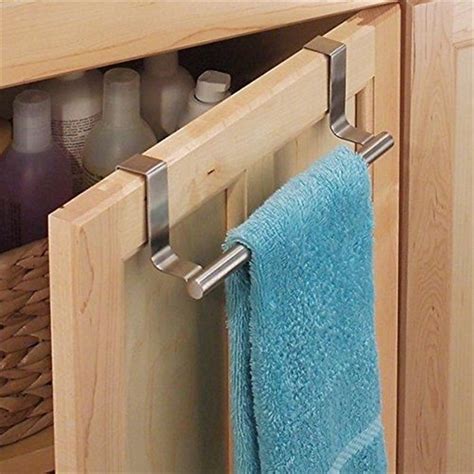 onyx stainless steel over the cabinet towel rack|Towel Rack for Cabinet, Stainless Steel Kitchen Over .